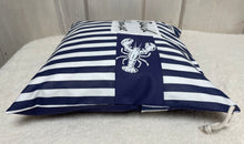 Lade das Bild in den Galerie-Viewer, Maritime Kissenhülle, Kissenbezug, Landhausstil Kissen, Dekokissen * Beach House * blau/weiß