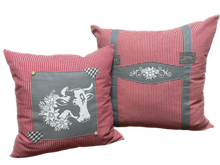 Lade das Bild in den Galerie-Viewer, Landhausstil Kissenhülle * Kissenbezug * Bauernstube Dekokissen * Kuh*