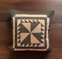 Carregar imagem no visualizador da galeria, Patchwork Kissenhülle, Landhausstil Kissenbezug, grau/beige 50x50cm