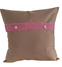 Lade das Bild in den Galerie-Viewer, Landhausstil Kissenhülle * Kissenbezug * Dekokissen * Kuh* rot/beige