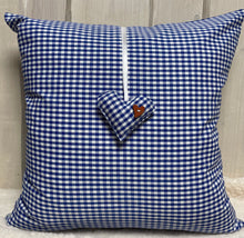 Lade das Bild in den Galerie-Viewer, Landhausstil Kissenhülle * Kissenbezug * Bauernstube Dekokissen * blau/weiß kariert