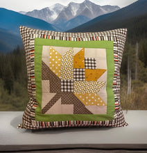 Carregar imagem no visualizador da galeria, Patchwork Kissenhülle, Landhausstil Kissenbezug 40x40cm