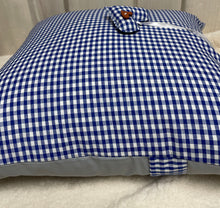 Lade das Bild in den Galerie-Viewer, Landhausstil Kissenhülle * Kissenbezug * Bauernstube Dekokissen * blau/weiß kariert