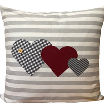 Lade das Bild in den Galerie-Viewer, Landhausstil Kissenhülle * Kissenbezug * Dekokissen * Herzen *