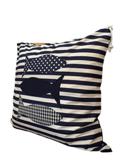 Lade das Bild in den Galerie-Viewer, Maritime Kissenhülle, Landhausstil Kissenbezug, Dekokissen * Fische *blau/weiß