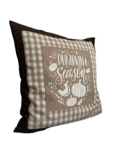 Lade das Bild in den Galerie-Viewer, Landhausstil Kissenhülle, Kissenbezug, Dekokissen*Herbst* Braun/beige kariert