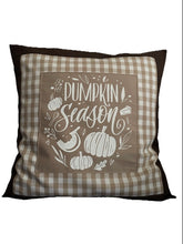 Lade das Bild in den Galerie-Viewer, Landhausstil Kissenhülle, Kissenbezug, Dekokissen*Herbst* Braun/beige kariert