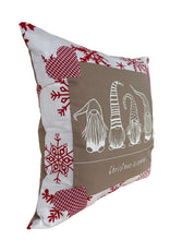 Carregar imagem no visualizador da galeria, Weihnachtliche Kissenhülle * Landhausstil Kissenbezug * Dekokissen * rot/weiß/beige