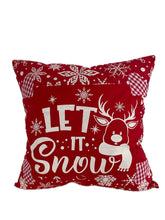 Lade das Bild in den Galerie-Viewer, Weihnachtliche Kissenhülle * Landhausstil Kissenbezug * Dekokissen *rot/weiß