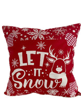 Lade das Bild in den Galerie-Viewer, Weihnachtliche Kissenhülle * Landhausstil Kissenbezug * Dekokissen *rot/weiß