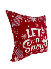 Lade das Bild in den Galerie-Viewer, Weihnachtliche Kissenhülle * Landhausstil Kissenbezug * Dekokissen *rot/weiß