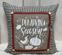 Lade das Bild in den Galerie-Viewer, 1 Landhausstil Kissenhülle, Kissenbezug, Dekokissen * Herbst * Braun/beige