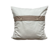 Lade das Bild in den Galerie-Viewer, Maritime Kissenhülle, Kissenbezug, Landhausstil Dekokissen * Heimathafen * blau/weiß/beige