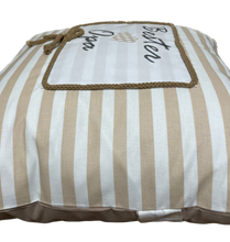 Lade das Bild in den Galerie-Viewer, Landhausstil Kissenhülle, Kissenbezug, Dekokissen *Bester Opa*beige/weiß