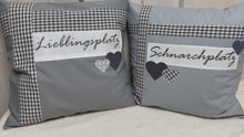 Laden und Abspielen von Videos im Galerie-Viewer, Landhausstil Kissenhülle * Kissenbezug * Dekokissen * Schnarchplatz* grau