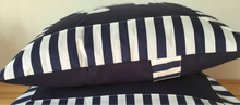 Cargar imagen en el visor de la galería, Maritime Kissenhülle, Kissenbezug,Landhausstil Kissen *Anker*blau