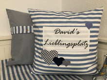 Lade das Bild in den Galerie-Viewer, 1x Personalisierte Kissenhülle, Landhausstil Kissenhülle * Kissenbezug * Dekokissen * …. Lieblingsplatz *
