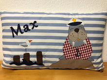 Carregar imagem no visualizador da galeria, Namenskissen, Kuschelkissen, Kissen Geburt, Kinderkissen