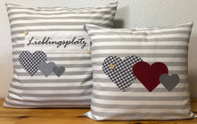 Lade das Bild in den Galerie-Viewer, Landhausstil Kissenhülle * Kissenbezug * Dekokissen * Herzen *