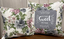Lade das Bild in den Galerie-Viewer, Landhausstil Kissenhülle * Kissenbezug * Dekokissen „ Home Sweet Home „ naturweiß/grau/rosa/blau