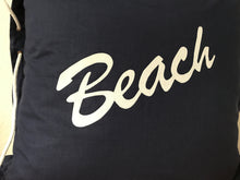 Lade das Bild in den Galerie-Viewer, Maritime Kissenhülle, Kissenbezug, Landhausstil Kissen * Beach * blau/weiß