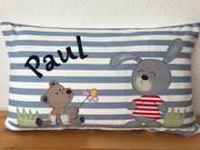 Carregar imagem no visualizador da galeria, Namenskissen, Kuschelkissen, Kissen Geburt, Kinderkissen