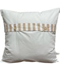 Lade das Bild in den Galerie-Viewer, 1 Maritime Kissenhülle, Kissenbezug, Landhausstil Kissen * Möwen * weiß/beige