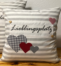Lade das Bild in den Galerie-Viewer, Landhausstil Kissenhülle * Kissenbezug * Dekokissen * Lieblingsplatz *