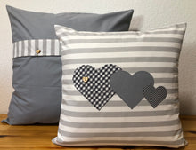 Загрузить изображение в средство просмотра галереи, Landhausstil Kissenhülle * Kissenbezug * Dekokissen * Herzen *
