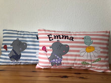 Carregar imagem no visualizador da galeria, Namenskissen, Kuschelkissen, Kissen Geburt, Kinderkissen