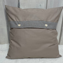 Load image into Gallery viewer, 1 country house style cushion cover, cushion cover, decorative cushion * Cow * Brown
