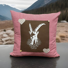 Load image into Gallery viewer, 1x country house style cushion cover * cushion cover * farmhouse decorative cushion * Capricorn *
