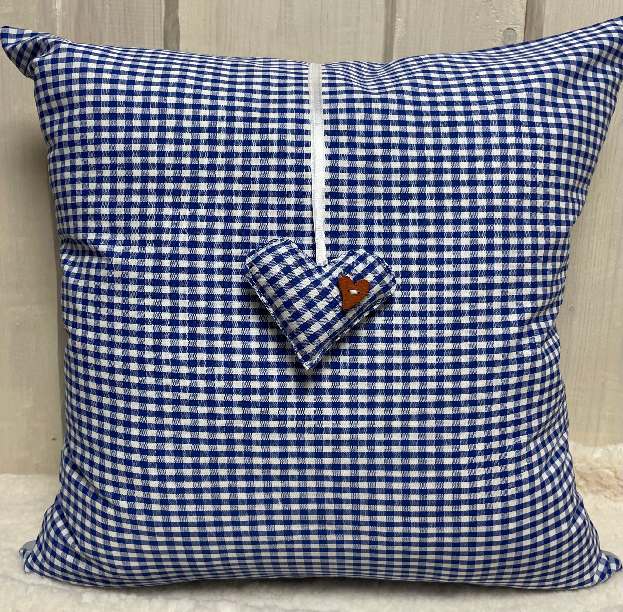 Landhausstil Kissenhülle * Kissenbezug * Bauernstube Dekokissen * blau – Ammerkind