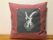 Lade das Bild in den Galerie-Viewer, 1x Landhausstil Kissenhülle * Kissenbezug * Bauernstube Dekokissen * Steinbock *

