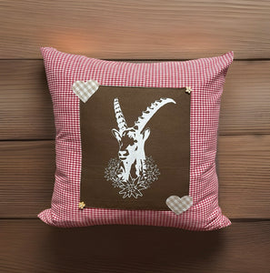 1x country house style cushion cover * cushion cover * farmhouse decorative cushion * Capricorn *