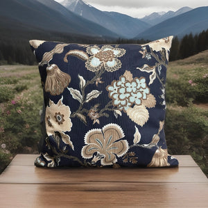 1x Landhausstil Kissenhülle * Kissenbezug * Dekokissen * Blumen