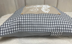 1x Landhausstil Kissenhülle * Kissenbezug * Bauernstube Dekokissen * Kuh*
