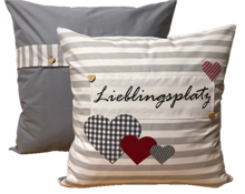 Lade das Bild in den Galerie-Viewer, Landhausstil Kissenhülle * Kissenbezug * Dekokissen * Lieblingsplatz *
