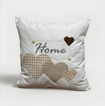 Load image into Gallery viewer, Country house style cushion cover * cushion cover * decorative cushion * home * white/beige with hearts
