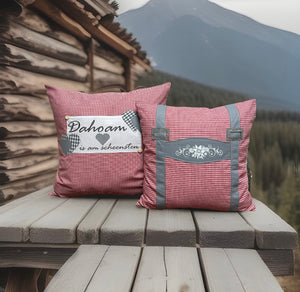 1x country house style cushion cover * cushion cover * farmhouse decorative cushion * Bavaria *