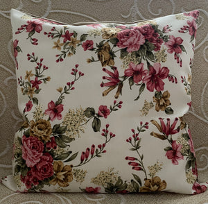 Landhausstil Kissenhülle * Kissenbezug * Dekokissen * Blumen