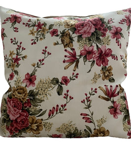 Landhausstil Kissenhülle * Kissenbezug * Dekokissen * Blumen