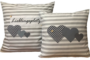 Landhausstil Kissenhülle * Kissenbezug * Dekokissen * Lieblingsplatz *