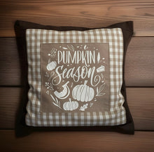Lade das Bild in den Galerie-Viewer, Landhausstil Kissenhülle, Kissenbezug, Dekokissen*Herbst* Braun/beige kariert
