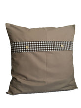 Load image into Gallery viewer, Country house style cushion cover, cushion cover, country house cushion, decorative cushion*Dahoam is most beautiful* brown
