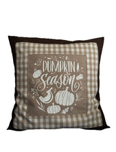 Lade das Bild in den Galerie-Viewer, Landhausstil Kissenhülle, Kissenbezug, Dekokissen*Herbst* Braun/beige kariert
