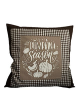 Load image into Gallery viewer, Country house style cushion cover, cushion cover, country house cushion, decorative cushion*Dahoam is most beautiful* brown
