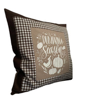 Load image into Gallery viewer, Country house style cushion cover, cushion cover, country house cushion, decorative cushion*Dahoam is most beautiful* brown
