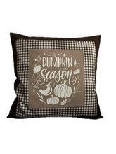 Load image into Gallery viewer, Country house style cushion cover, cushion cover, country house cushion, decorative cushion*Dahoam is most beautiful* brown
