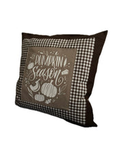 Load image into Gallery viewer, Country house style cushion cover, cushion cover, country house cushion, decorative cushion*Dahoam is most beautiful* brown
